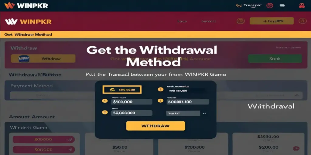 WINPKR Game Withdrawal Method